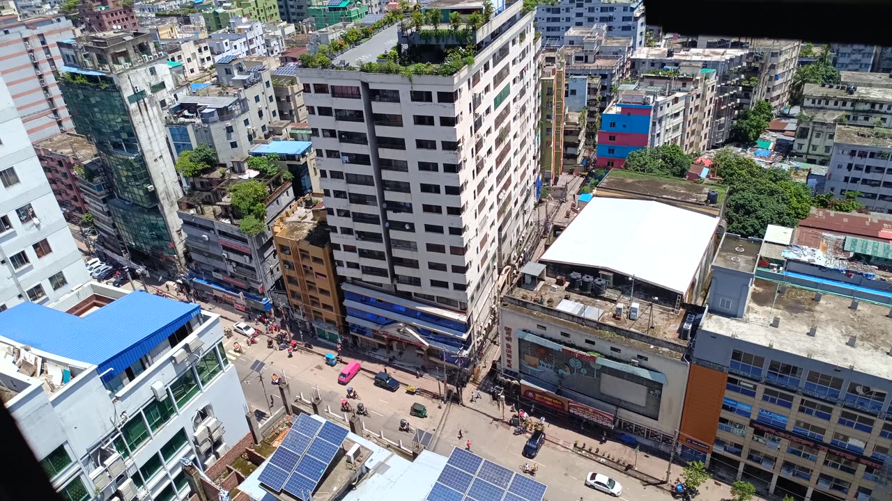 Roof top view