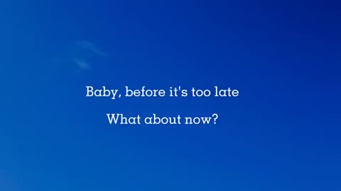 What About Now - Daughtry (Lyrics)