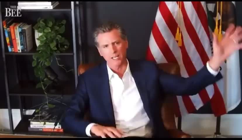 Gavin Newsom FREAKS OUT when Media Does Their Job