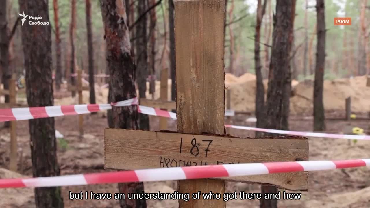 Russia brings only death and lies. Report of my colleagues from the cemetery that appeared during