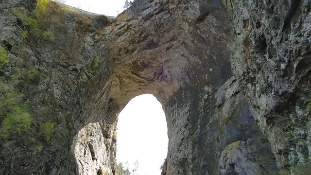 George Washington Initials Carved on Natural Bridge