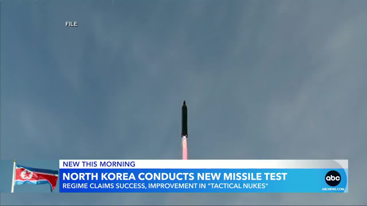 North Korea tests new kind of missile l GMA