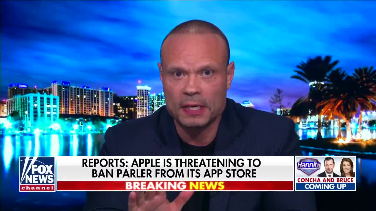 Dan Bongino rages against Apple, Google over talks of Parler ban