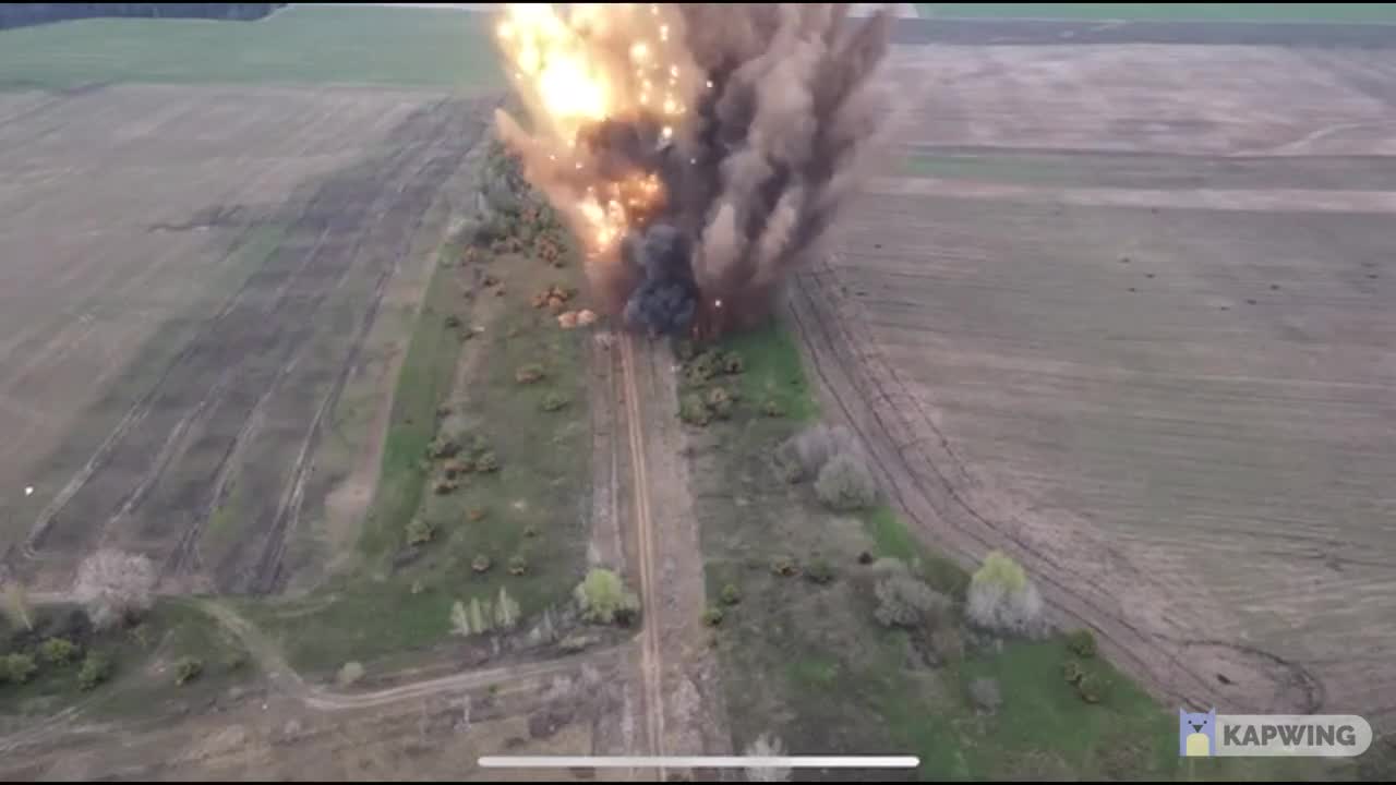 Huge ammunition explosion