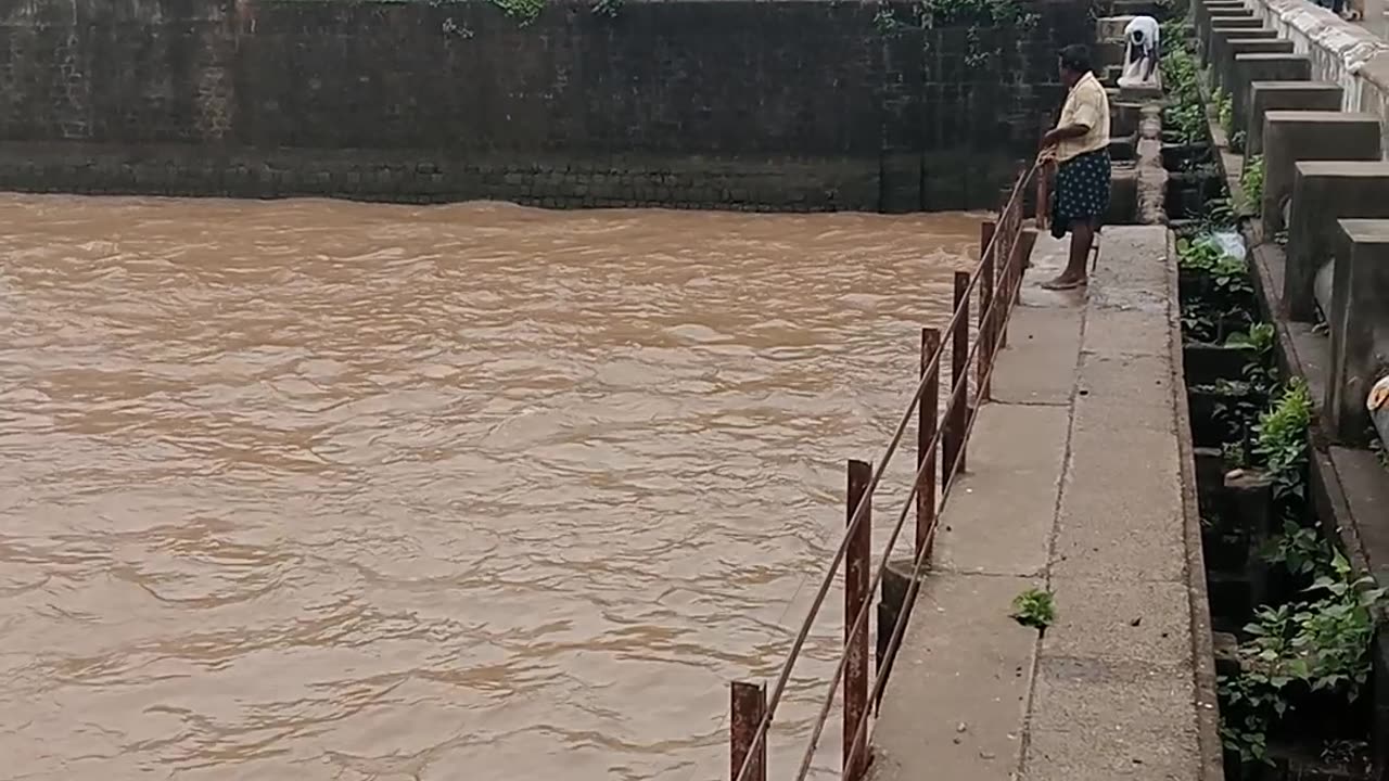 Fishing at Village barrage