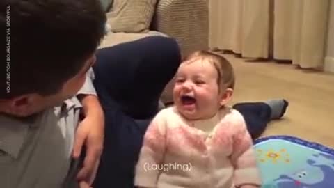 Make your day brighter with the most adorable baby laughs!