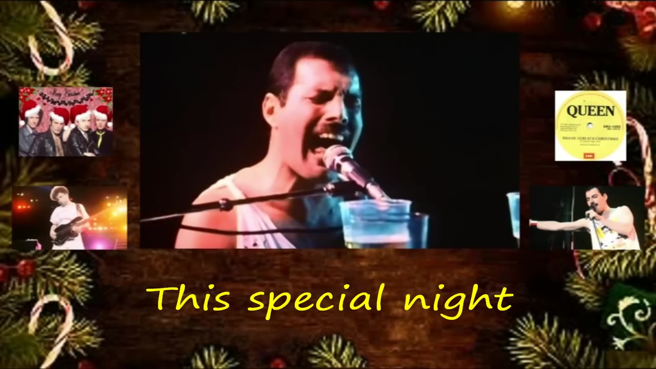 Queen - Thank God it's Christmas (With Lyrics)