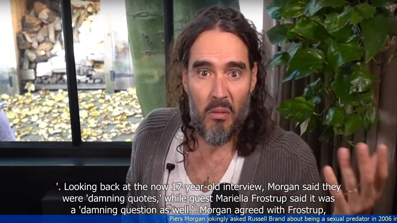 PIERS MORGANS ASKS RUSSELL BRAND 'are you a sexual predator?'