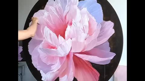 Flowers painting funny