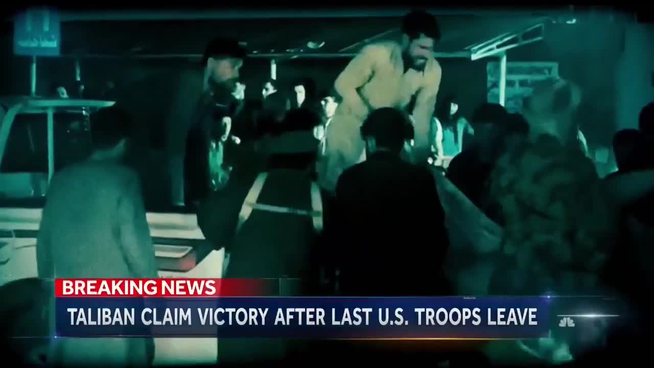 NBC Reports: Taliban Group In Afghanistan Held A “Victory Rally Parading Mock NATO Coffins”