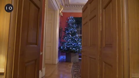 Night before Christmas: 10 Downing Street