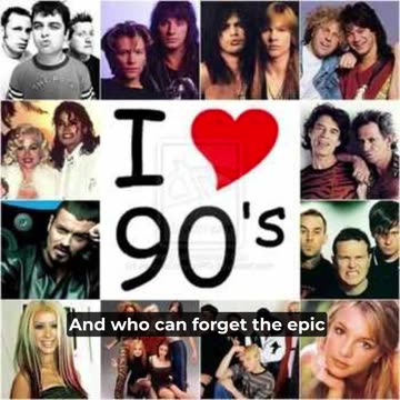 The 90s in a minute