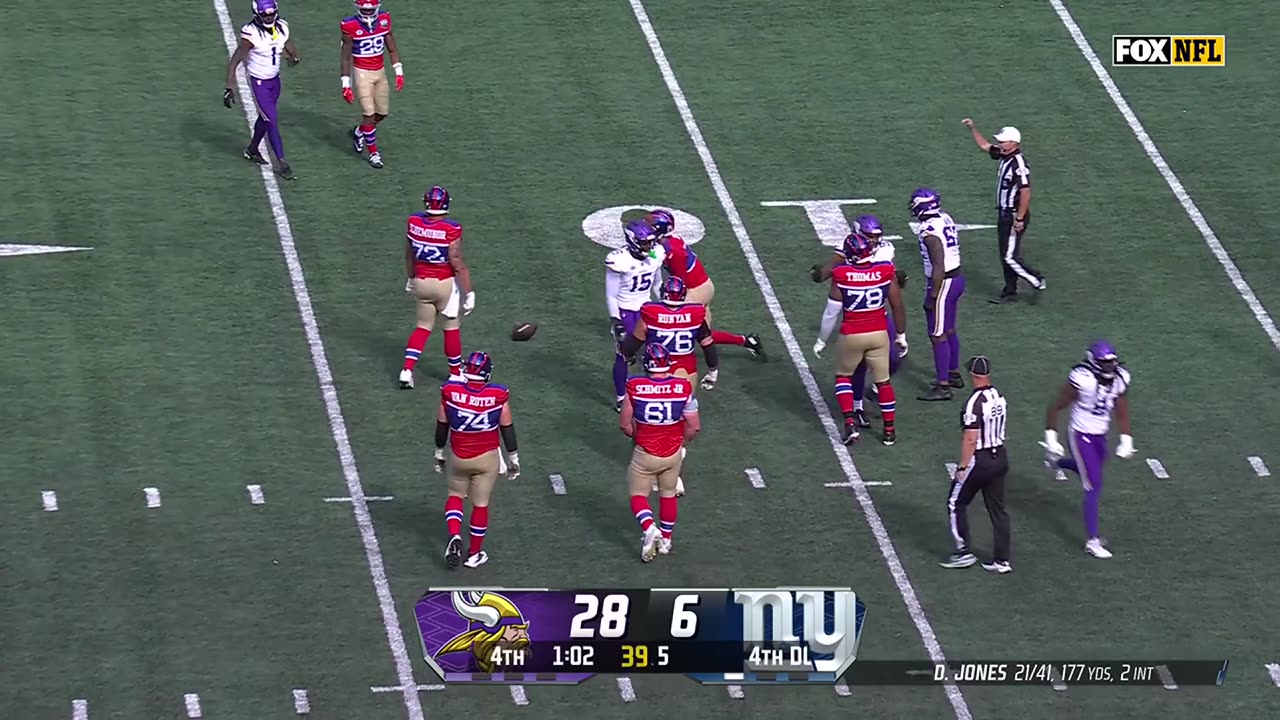 Minnesota Vikings Highlights vs. New York Giants | 2024 Regular Season