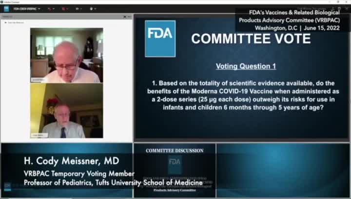 FDA committee vote - Questions - Covid injections for children.