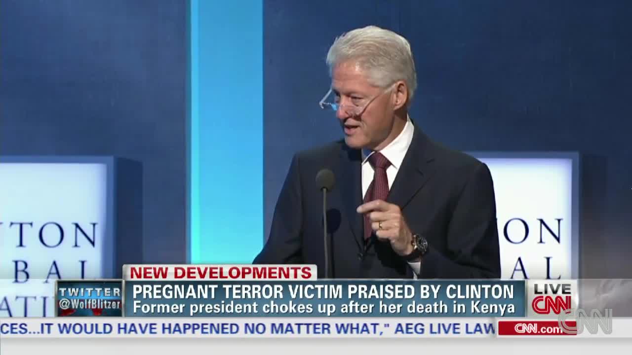 Clinton's pregnant acquaintance died in Kenya mall attack - Why is Bill laughing?