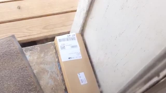 Amazon Package Traps Lady in Her House