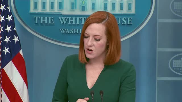 Psaki: "I would say what our assessment is based on is how to prevent a world war here"