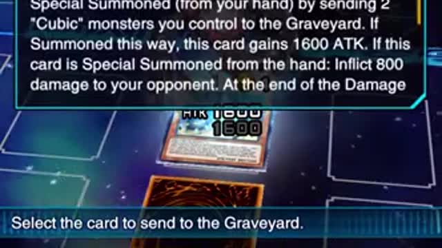 Yu-Gi-Oh! Duel Links - Duza the Meteor Cubic Vessel Gameplay