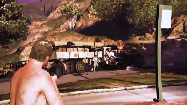 crazy Trevor rampage hit the car in gta 5 | GTA V short | gta5 video #shorts #gta5 #lazoogames