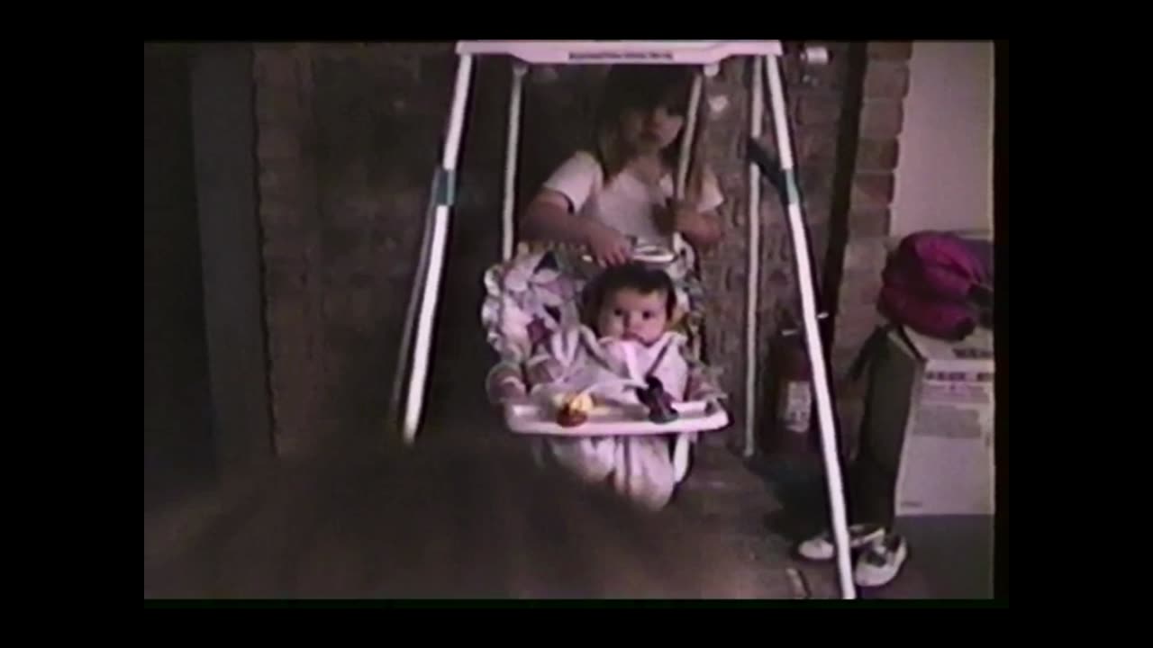 VHS Short video 17 tarisa and sierra cooing emily and bryce playing with sierra 1996