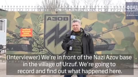 2022-04-11 Nazi Azov base in Urzuf