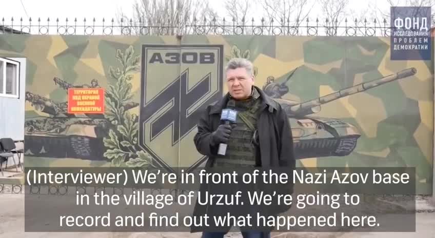 2022-04-11 Nazi Azov base in Urzuf