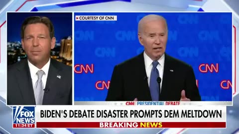 Ron DeSantis- I think I witnessed the unofficial end of the Biden campaign Greg Gutfeld