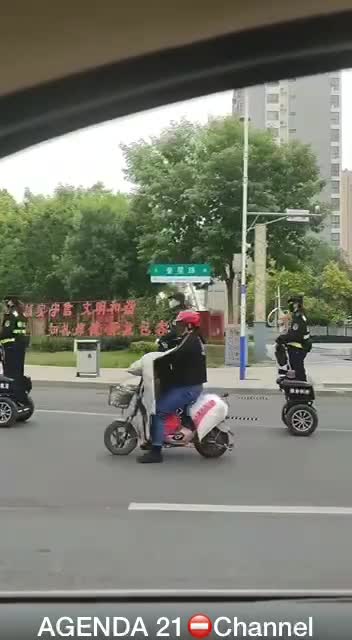 China 🇨🇳 Police 👮‍♀️ state The satanist elite introduce technology