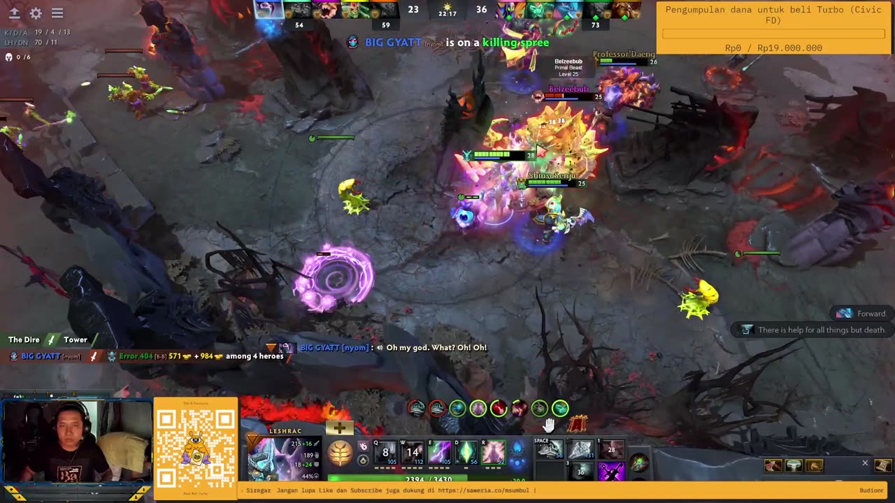 Dota 2 Turbo Mode - Leshrac | Rampage EZ gaming tonton sampai habis