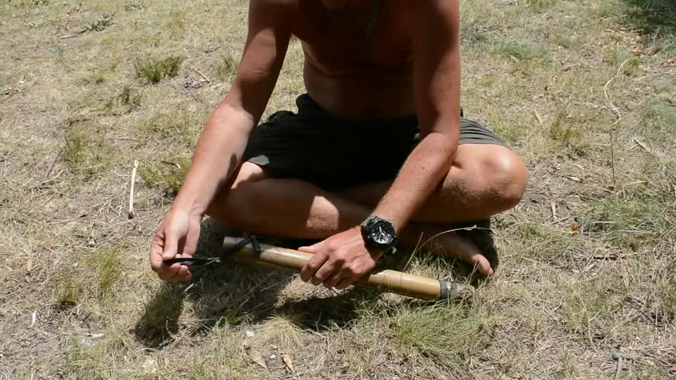 #25 Bushcraft & Survival in Uruguay. Bamboo Fire Saw