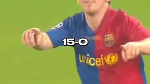 Messi's prime vs real Madrid