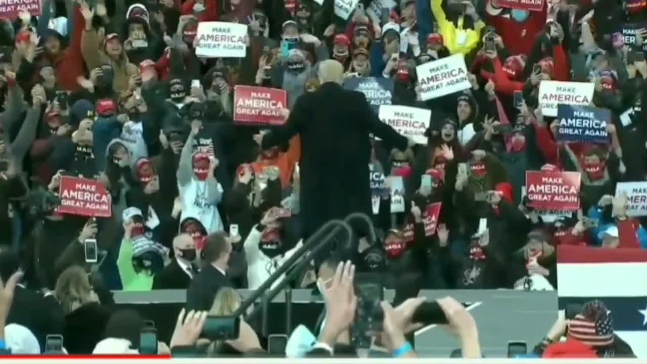 Love Our President Trump in Muskegon Michigan - Patriots in Control