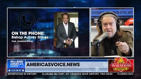 Steve Bannon interviews Bishop Aubrey Shines