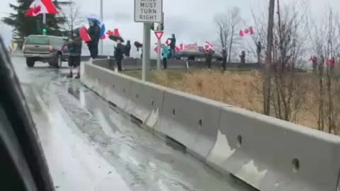 Convoy starting up in Chilliwack BC this morning scheduled to leave in an hour.