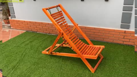 Build An Adjustable Folding Swing Lounger Set.