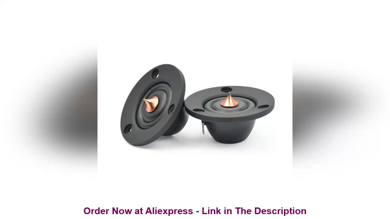 ⚡️ AIYIMA 2Pcs 2 Inch Tweeter 6 Ohm 30W HIFI Silk Dome Treble Speaker Home Theater Audio Loudspeaker