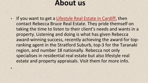 Best Lifestyle Real Estate in Cardiff.