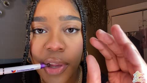 ASMR- Pen Nibbling + Inaudible Whispering 😴💓 (MOUTH SOUNDS + FACE TOUCHING & HAND MOVEMENTS)