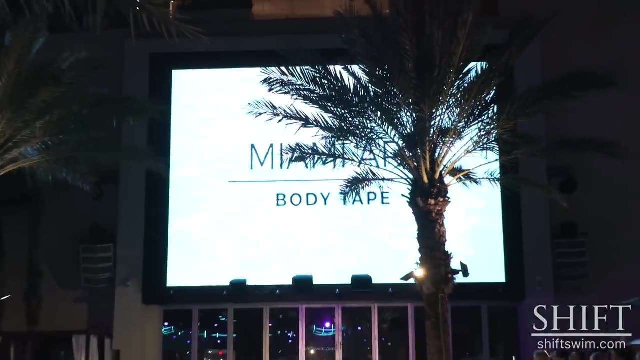 Miami ART BODY TAPE 2023 4K Fashion Show at DAER | Models wear nothing but tape