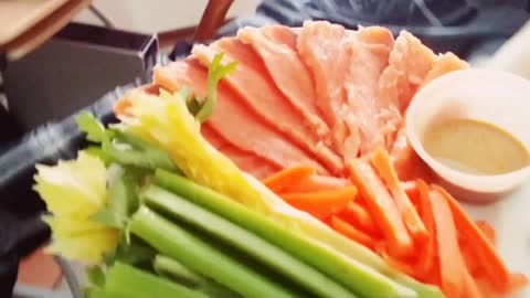 Wife punishes her husband with raw meat 