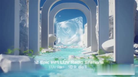 Ethereal Sphere Logo LUV Radio 5D Radioflix 16 sec promo .. 12 Epic Int'l Radio Stations