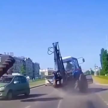Hope the driver is okay