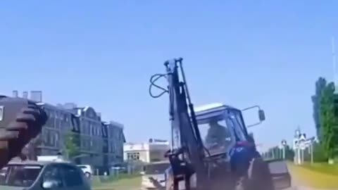 Hope the driver is okay
