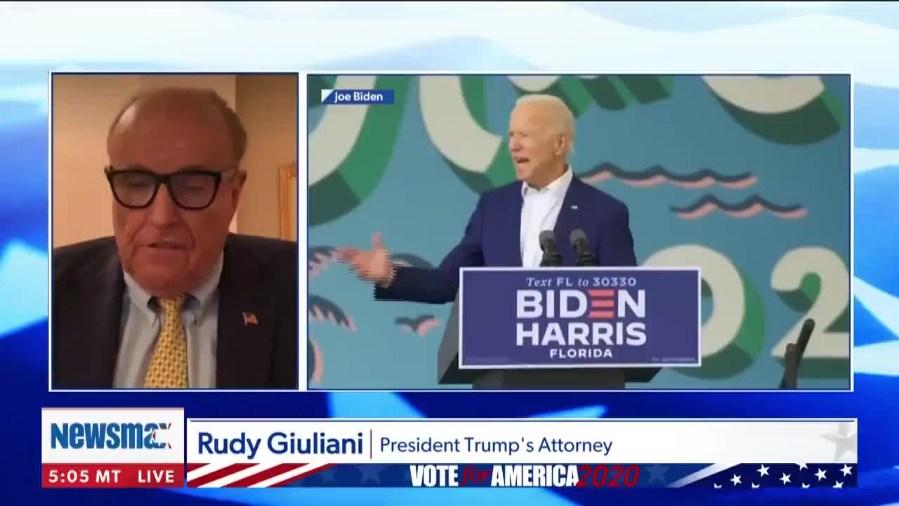 Giuliani, it's obvious and proven who the big guy is.