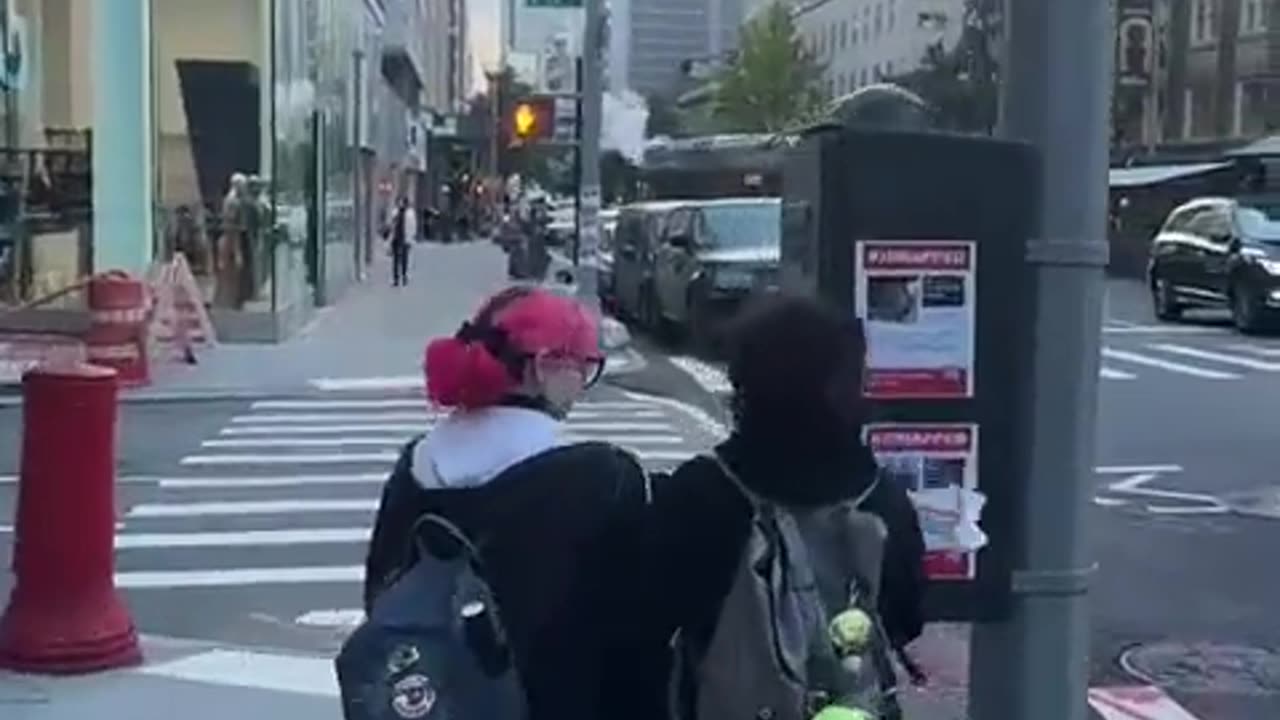 Anyone know these losers in New York, Ripping down posters?