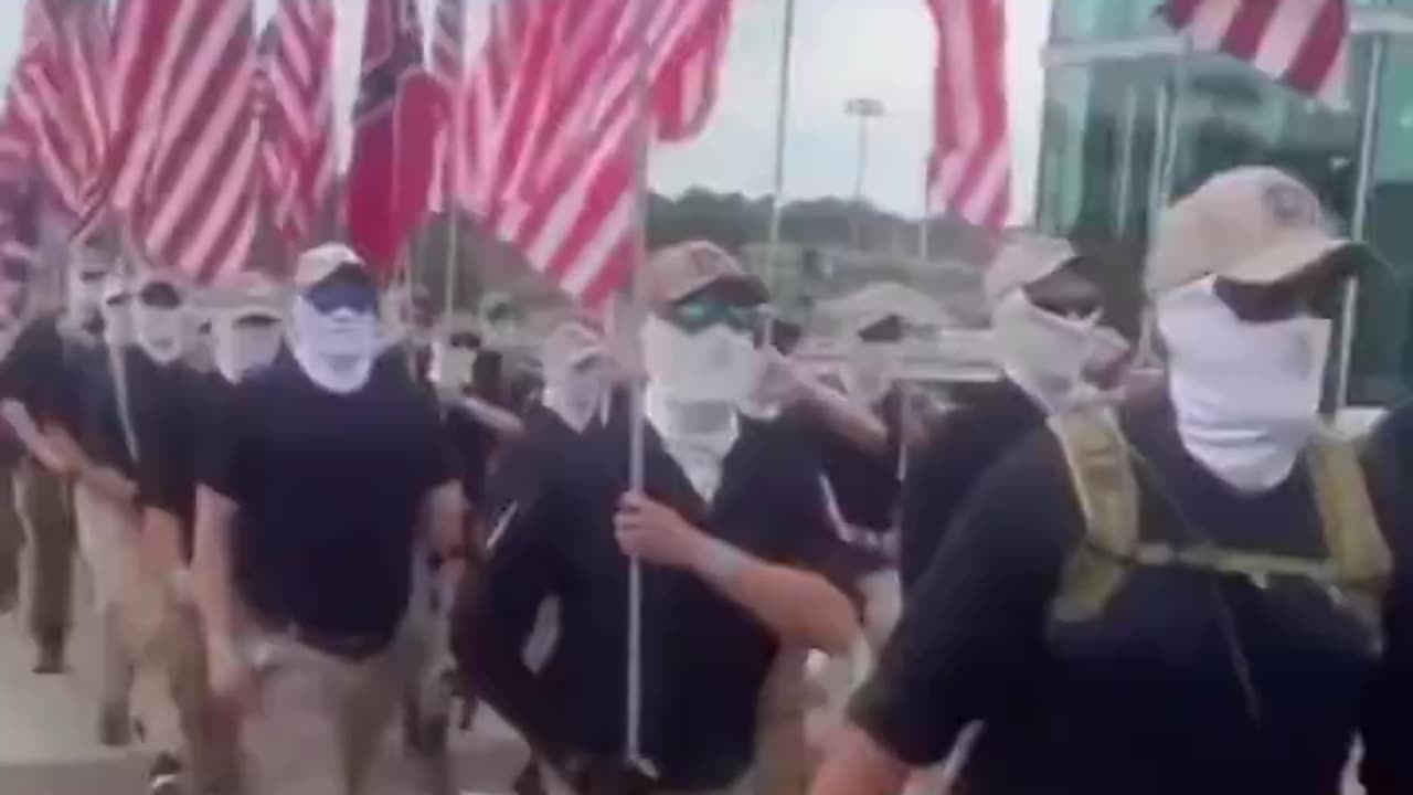 🚨#BREAKING: A Group Called the Patriot Front Have Been Spotted Marching in Downtown Nashville