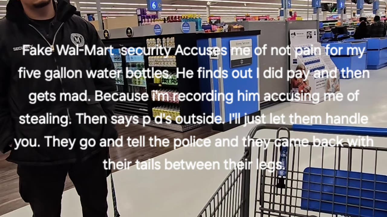 Wal-Mart security says i was Argumentative.