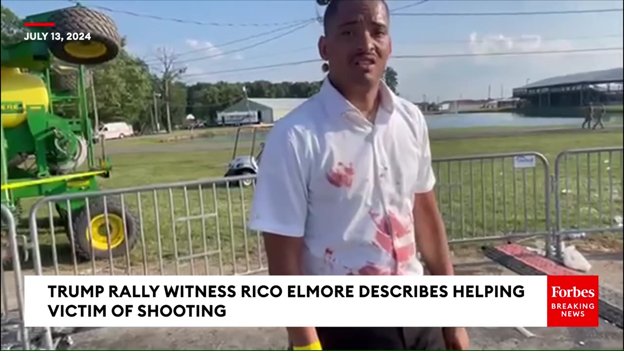 'I Jumped Over The Barrier...'- Witness At Trump PA Rally Describes How He Helped Shooting Victim