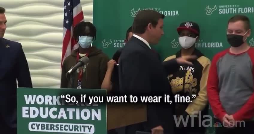 Ron DeSantis: Take Those Masks Off!