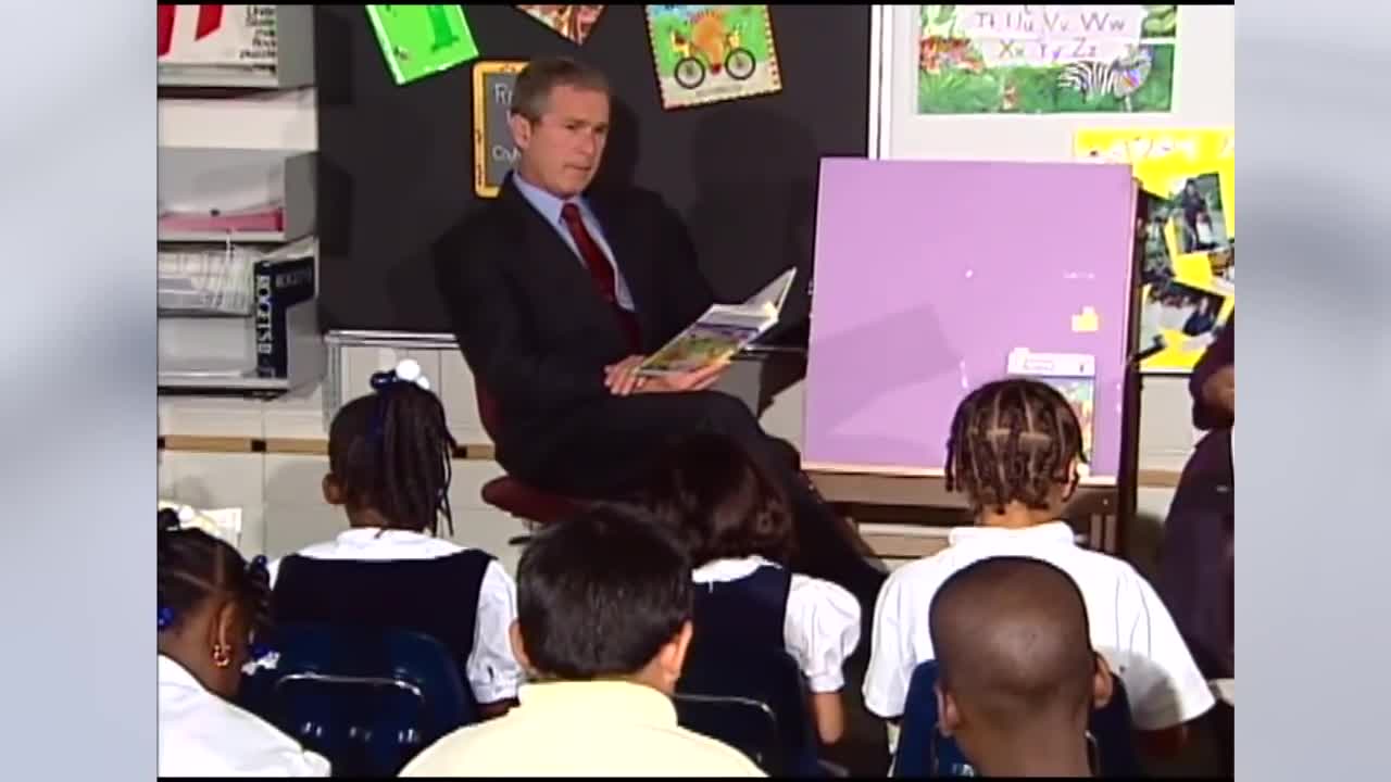 Behind the scenes: In Sarasota classroom, Bush learns of Sept. 11th attack